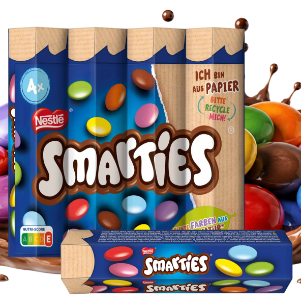 SMARTIES - Schokolinsen 4x34g